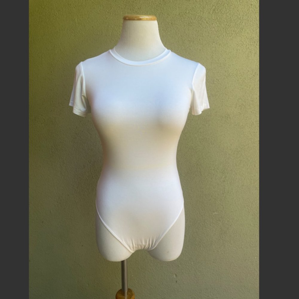 Wilfred White Short Sleeved Bodysuit Size S